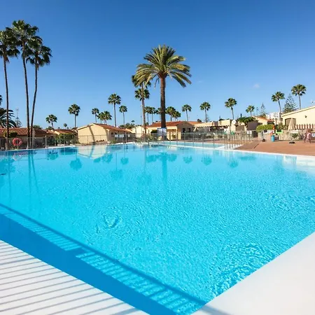 One Bedroom With Shared Pool Furnished Terrace And Wifi At Maspalomas 1 Km Away From The *